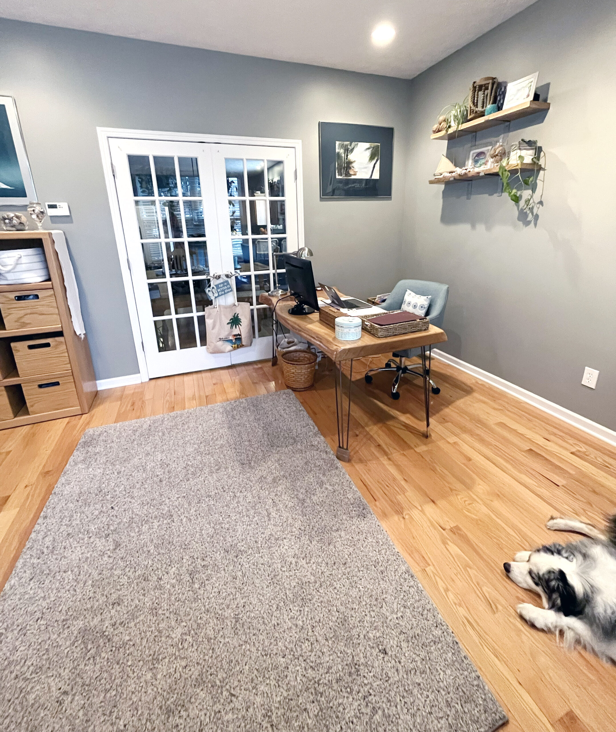 Beachy Home Office and Sewing Studio Makeover
