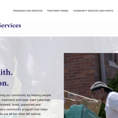 Lakeridge Human Services Website Detroit